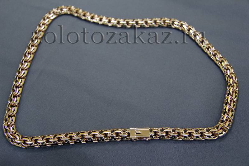 Золотые мужские цепочки и браслеты "Бисмарк" под заказ - «Золотозаказ»